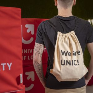 Plecak bawełniany WE ARE UNIC.