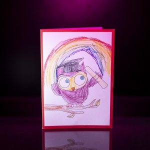 Kartka "Za kwiaty dziękujemy"