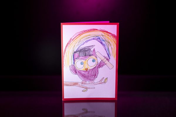 Kartka "Za kwiaty dziękujemy"